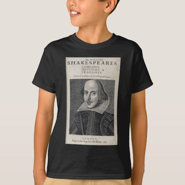 T-shirt William Shakespeare Portrait (Devant)