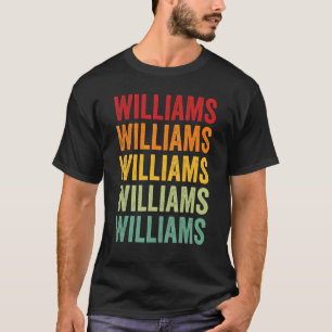 T-shirt Williams County Ohio Rainbow Text Design