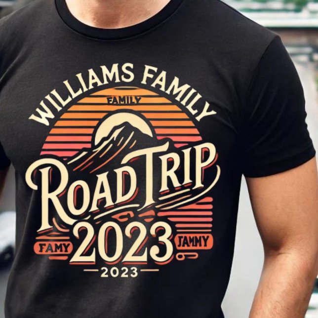 T-shirt Williams Family Road Trip 2023 (Créateur téléchargé)