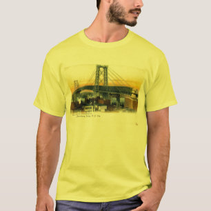 T-shirt Williamsburg Bridge, New York City, cru 1905