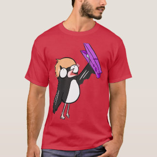 T-shirt Willy Wagtail avec un cochon