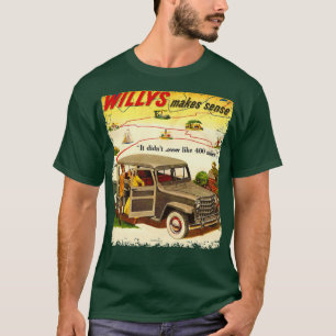 T-shirt Willys Trucks 4x4 wagon 