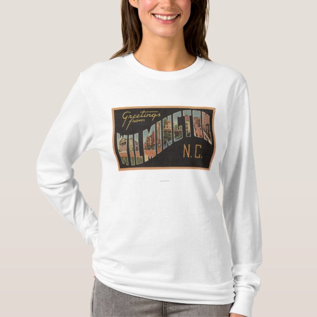T-shirt Wilmington, la Caroline du Nord - grandes scènes (Devant)