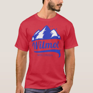 T-shirt Wilmot Mountain ski Wisconsin