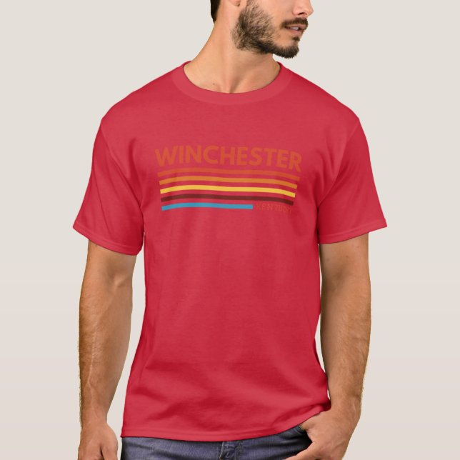 T-shirt Winchester Kentucky surdimensionné (Devant)