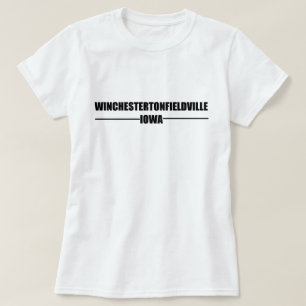 T-shirt Winchestertonfieldville, Iowa