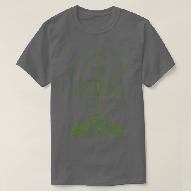 T-shirt Wind energy wind turbine wind power renewable ener (Design devant)