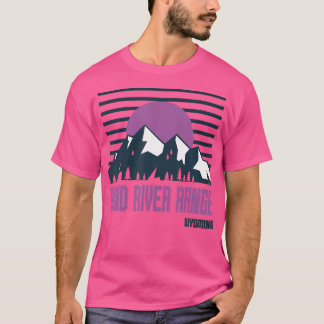 T-shirt Wind River Range Mountains Wyoming Randonnée en pl