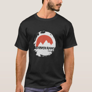 T-shirt Wind River Range Mountains Wyoming Randonnée en pl