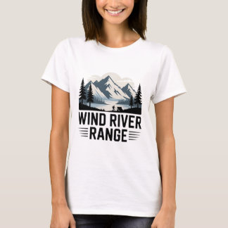 T-shirt Wind Rivers Range Hiking Camping Climbing Wilderne