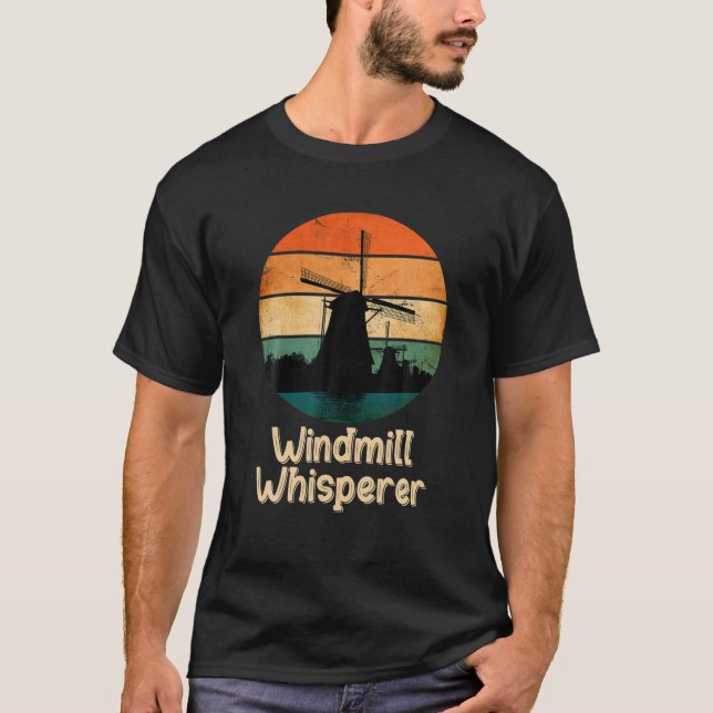 T-shirt Windmill Opérateur Pour Windtech Fun Windmill Whis (Devant)