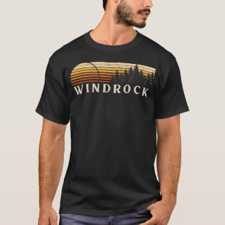 T-shirt Windrock Tn Coucher de soleil À feuillage persista