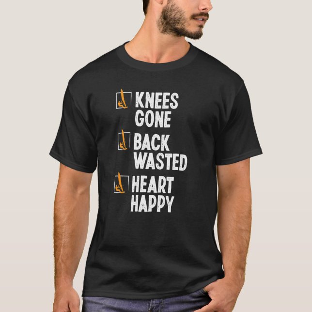 T-shirt Windsurfing Knee Injury Back Surgery Funny Windsur (Devant)