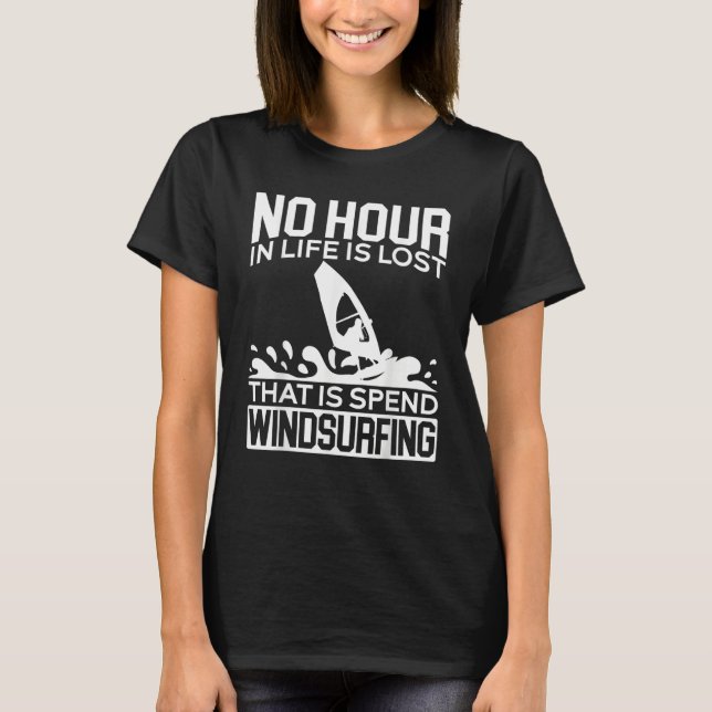 T-shirt Windsurfing Surfing Board Water Sports 1 (Devant)