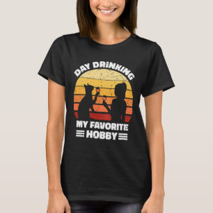 T-shirt Wine Cat Day Drinking My Favori
