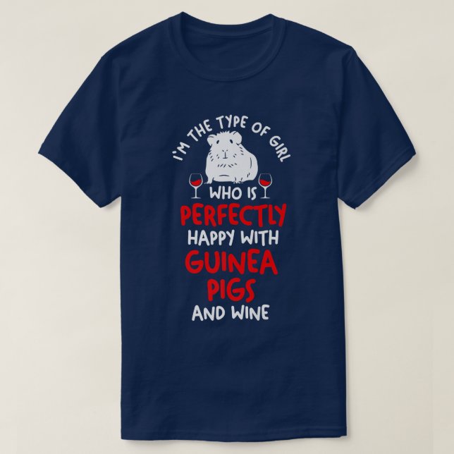 T-shirt Wine Guinea Pig Premium 5671  (Design devant)