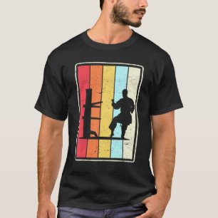 T-shirt Wing Chun Retro Kung Fu Martial Art Karaté Vintage