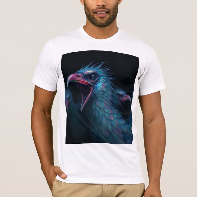 T-shirt Wings of Wonder : Célébration de la beauté d'Avian (Devant)