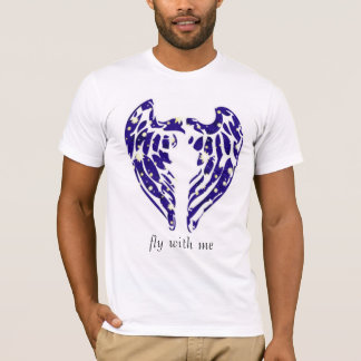 T-shirt wings_stars2, mouche avec moi