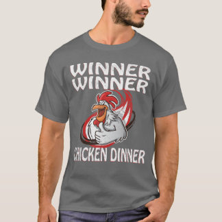 T-shirt Winner Loser Video Game Chicken Dinner Game Player
