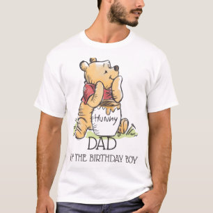 T-shirt Winnie l'ourson Hunny Papa Anniversaire