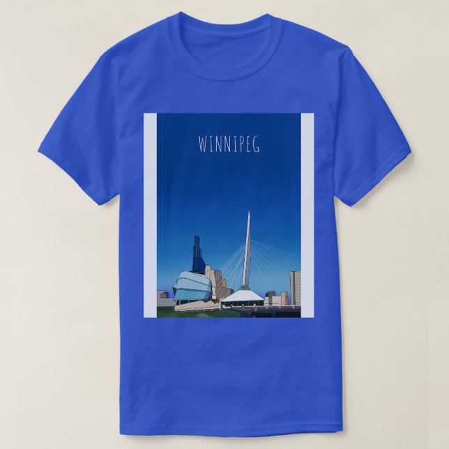 T-shirt Winnipeg Manitoba Canada (Design devant)