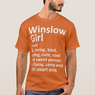T-shirt WINSLOW GIRL AZ ARIZONA Funny City Accueil Racines