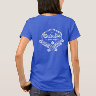 T-shirt Winston Bros. Chemise de magasin auto - beau