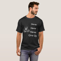 Winston Churchill - n'abandonnez jamais ! Chemise
