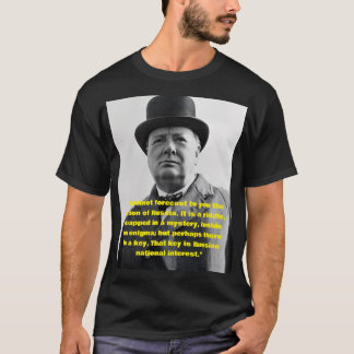 T-shirt Winston Churchill quote 