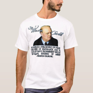 T-shirt Winston Churchill sur le socialisme