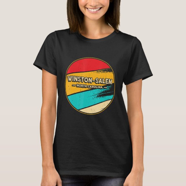T-shirt Winston-Salem Caroline du Nord Coucher de soleil V (Devant)