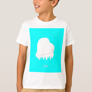 T-shirt Winter Heart Boys White Basic T Shirt