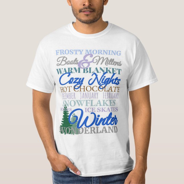 T-shirt Winter Wonderland (Devant)