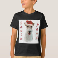 Wire Fox Terrier Père Noël Paws