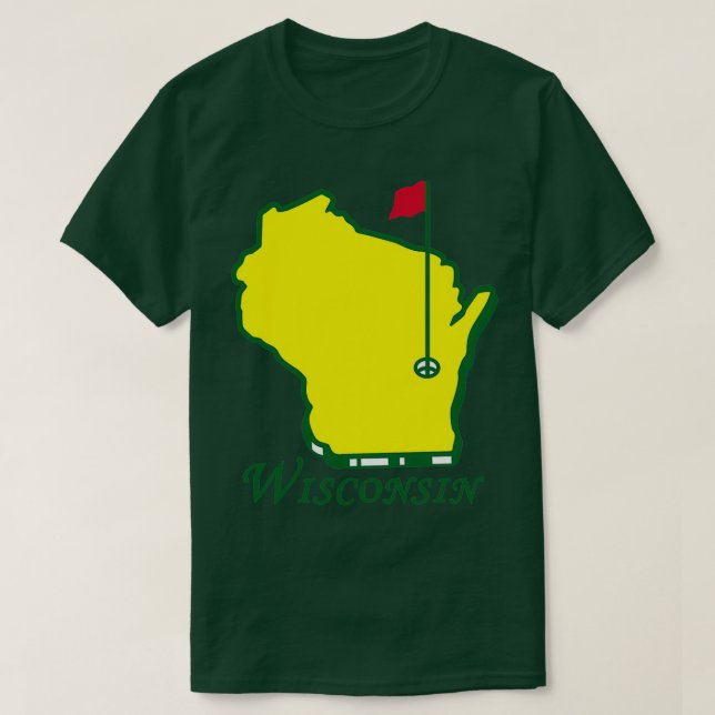 T-shirt Wisconsin Masters Golf (Design devant)