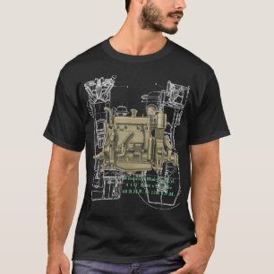 T-shirt Wisconsin Moteur Milwaukee Wisconsin Moteur à gaz