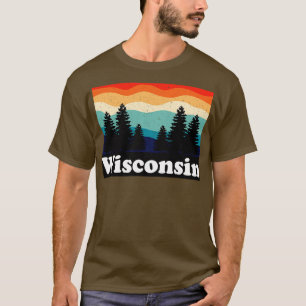 T-shirt Wisconsin Retro