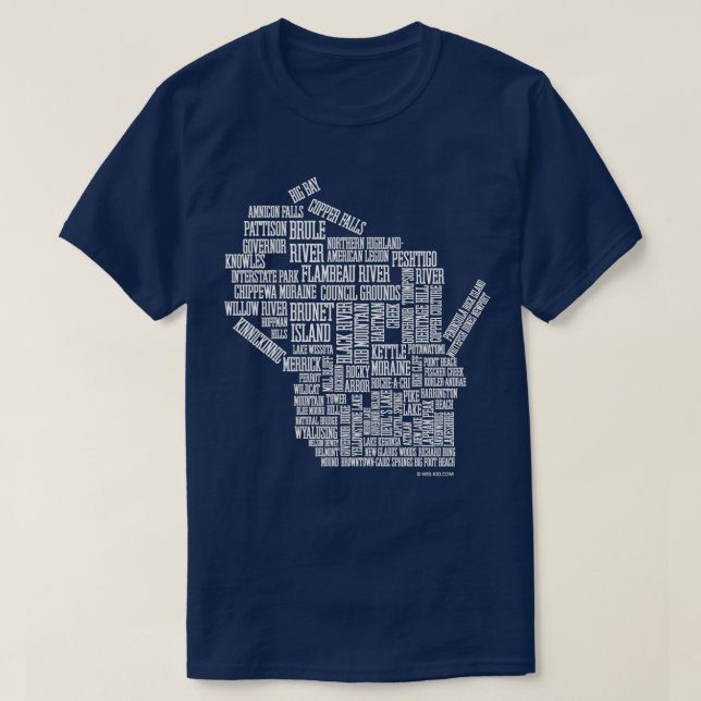 T-shirt Wisconsin State Parks WisKid (Design devant)