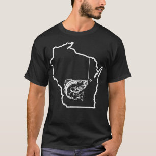 T-shirt Wisconsin Walleye Fishing Gig Walleye Fish Cool F