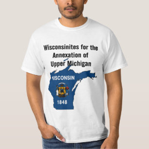 T-shirt Wisconsinites pour l'annexion du Michigan
