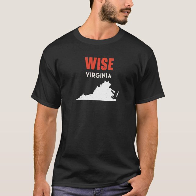 T-shirt Wise Virginia USA State America Travel Virginian   (Devant)