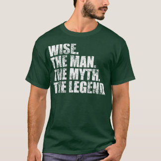 T-shirt WiseWise Nom de famille Wise Nom de famille Wise N