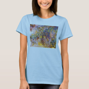 T-shirt Wisteria (moitié droite) par Claude Monet