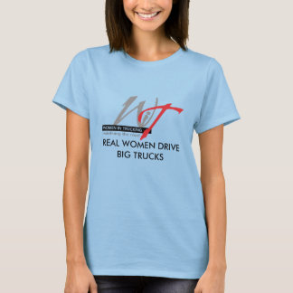 T-shirt WIT-logo-6 pouces, VRAIES FEMMES CONDUISENT DE GRA