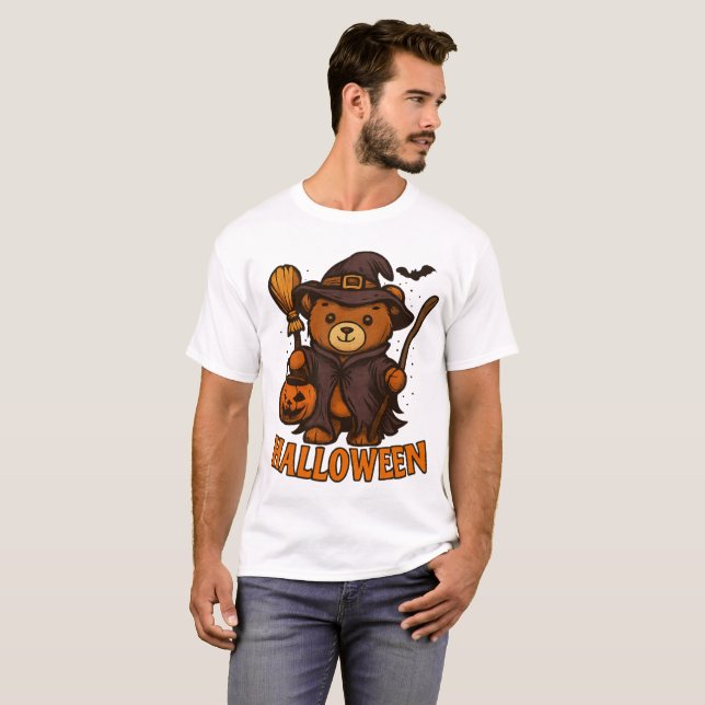 T-shirt Witchy Bear Halloween Tee🧙‍♀️🧙‍♀️ (Devant entier)