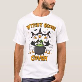 T-shirt Witchy Goose Coven Halloween Magic