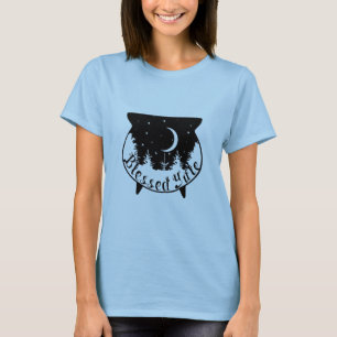 T-shirt Witchy Night Forest Cauldron Yule Winter Solstice