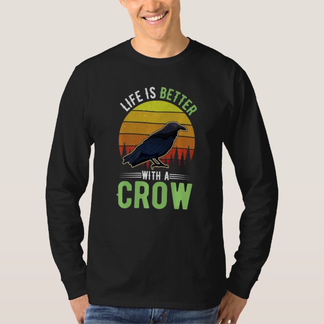 T-shirt with a Crow Raven (Devant)