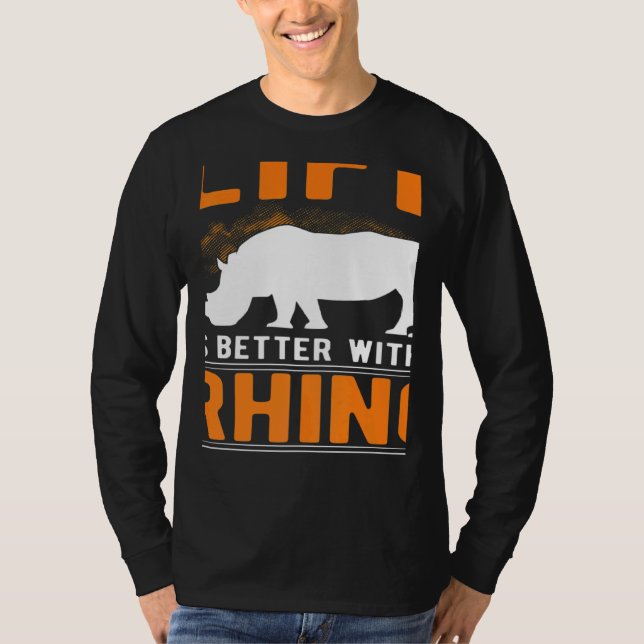T-shirt with a Rhino (Devant)